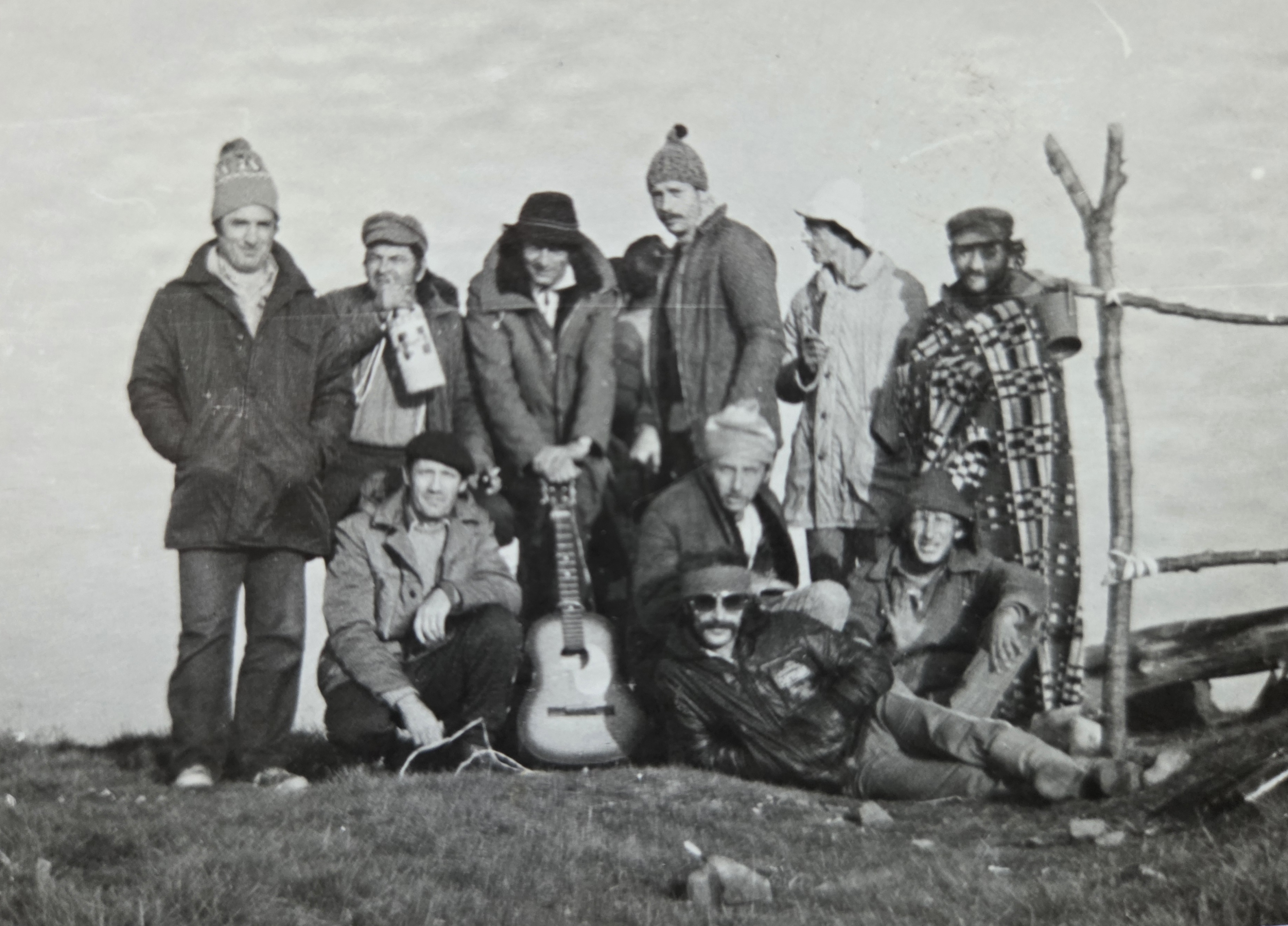 Group at Muntele Găina, Romania, 1970s–80s